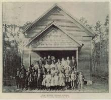 <img typeof="foaf:Image" src="http://statelibrarync.org/learnnc/sites/default/files/images/bethel_school.jpg" width="862" height="777" alt="New Bethel Indian School" title="New Bethel Indian School" />