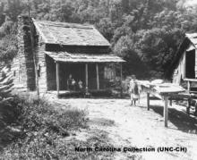 Mountain farm, early twentieth century