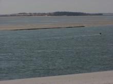 <img typeof="foaf:Image" src="http://statelibrarync.org/learnnc/sites/default/files/images/sand_bar.jpg" width="1024" height="768" alt="Central section of Bogue inlet: sand bar without vegetation" title="Central section of Bogue inlet: sand bar without vegetation" />