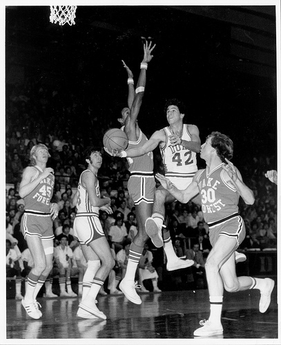 Dukevs. Wake Forest, College basketball, 1974