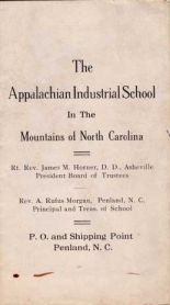 1914 Promotional Brochure. Click to see entire brochure. Courtesy of Penland School of Crafts. 