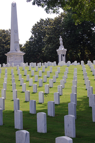 The Salisbury National Cemetery, 2012. Image from Flickr user Donald Lee Pardue.