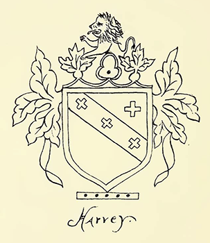 Crest of John Harvey. Image from The North Carolina Booklet, July 1909.