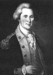 Portrait of John Sevier by Charles Willson Peale. Image from the Tennessee Encyclopedia of History and Culture.