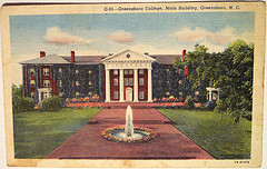"Vintage Postcard - Greensboro, College, Greensboro, N.C."