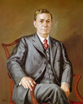 Portrait of R.D.W. Connor by William C. Fields, 1973. Image from the North Carolina Museum of History.