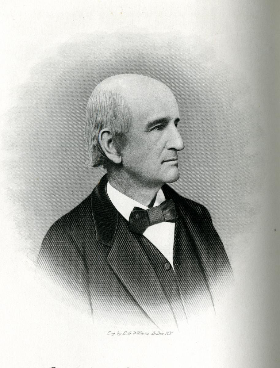 Engraving of John De Berniere Hooper.  In Samuel A. Ashe's <i>Biographical History of North Carolina, Vol. VII</i>, published 1908.  From the collections of the State Library of North Carolina. 