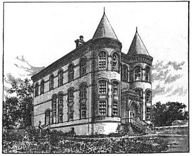 Leonard Medical Building, as pictured in The Baptist Home Mission Monthly, November 1888.