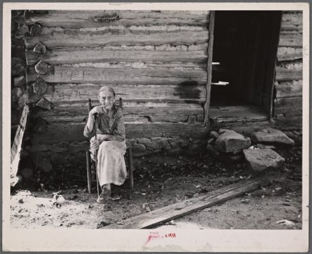 Mrs. Lloyd, ninety-one year old mother of Miss Nettie Lloyd, Orange County, NC, 1939. Image available from NYPL, Image ID: 3969621. 