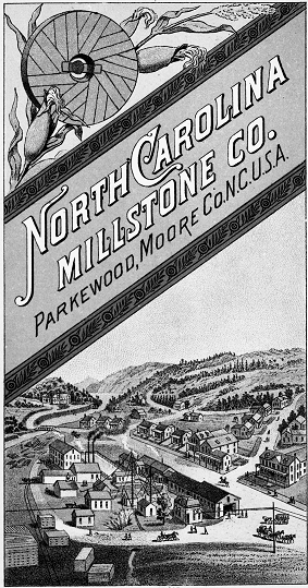 brochure for the North Carolina Millstone Company.