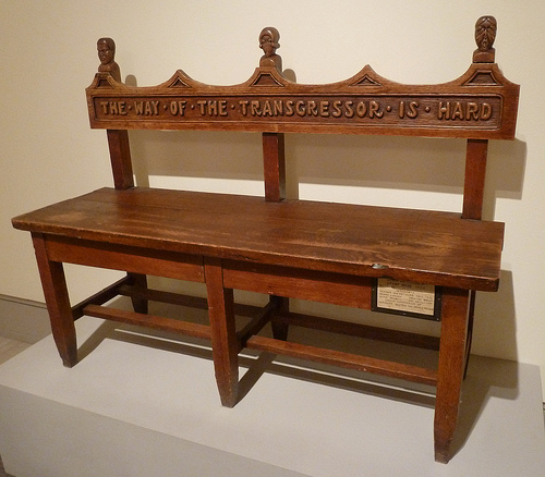 Mourner's Bench by Grant Wood, 1923 at the Cedar Rapids Museum of Art. Image from Flickr user jondresner.