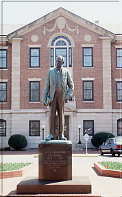 James Shepard statue at NCCU. Image courtesy of NC Office of Archives & History. 