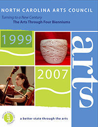 Report on the Arts Council covering 1999-2007. Image from the North Carolina Arts Council.