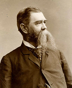 Photograph of Elias Carr, 1890-1900. Carr was president of the N.C. Farmer's Association and later governor. Image from the North Carolina Museum of History.