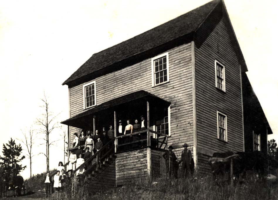 Oberlin Home and School, circa 1885. Image courtesy of Pfeiffer University. 