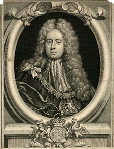 Henry Somerset, 2nd Duke of Beaufort (1684-1714), elected Palatine of Carolina in 1711. Image from the Wikimedia Commons.