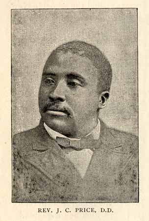 Rev. J.C.Price, D.D. 1895. Photo courtesy of DocSouth, UNC. 