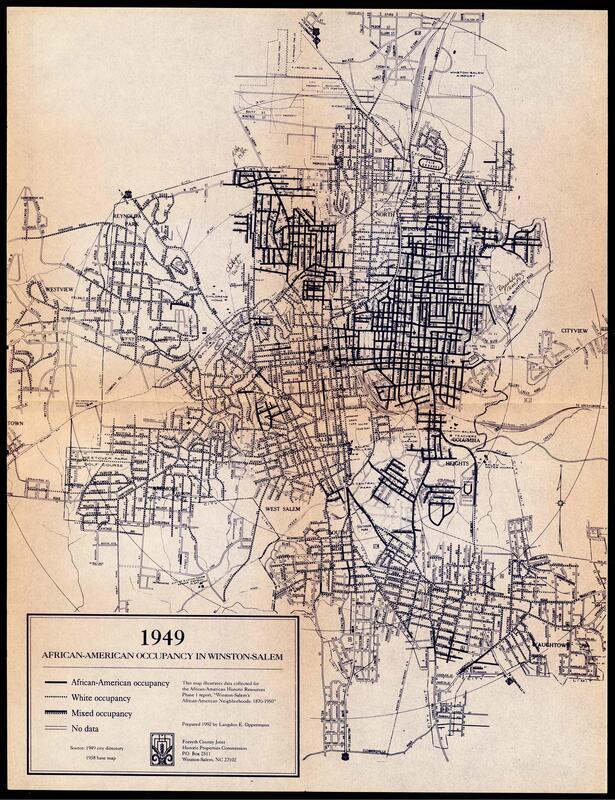 A report about the development of late nineteenth and early to mid-twentieth century African-American neighborhoods in Winston-Salem.