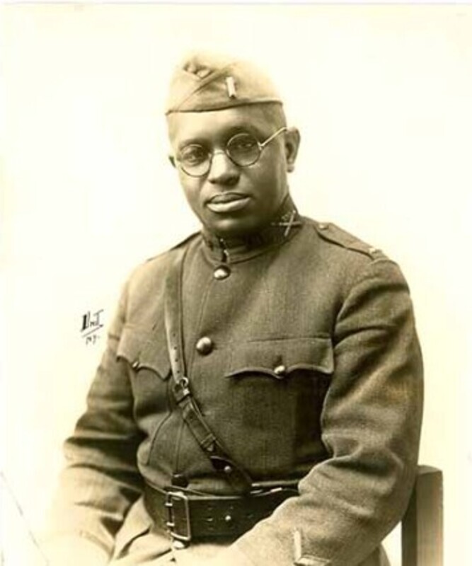 Article about African American soldiers who contributed to the war effort during World War I.