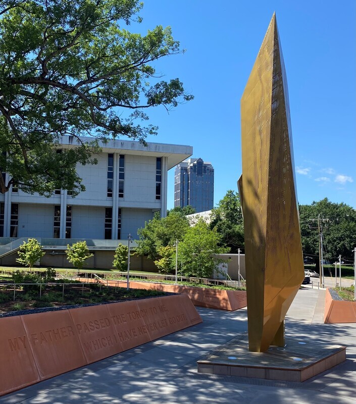 Article about the Freedom Park in Raleigh, NC.