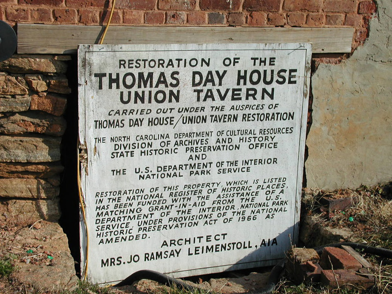 Exterior restoration project sign