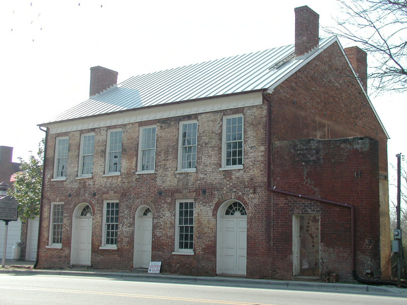 Front exterior view of the Thomas Day House and Union Tavern