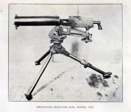 Browning machine gun, 1917