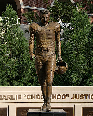 Statue of Charlie "Choo Choo" Justice