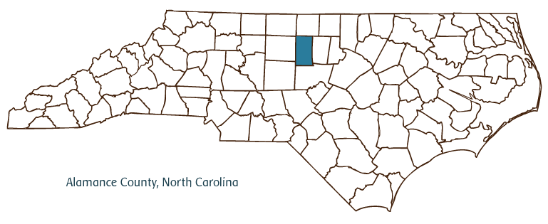 Alamance County Nc Map Alamance County | NCpedia