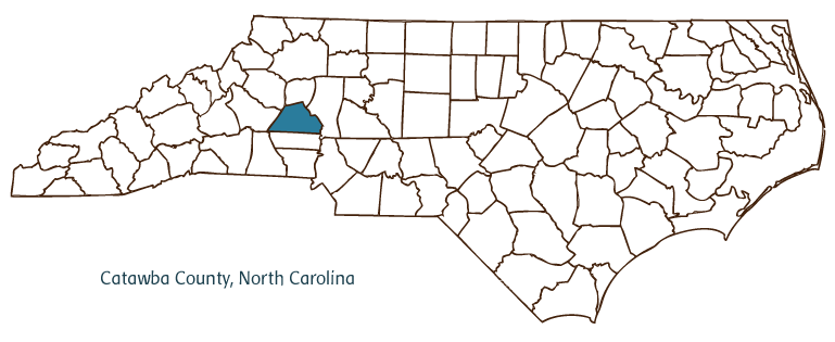 Map Of Catawba County Nc Catawba County | Ncpedia