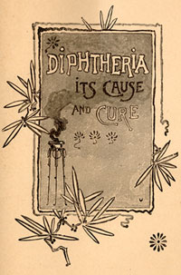 Pamphlet from Polk Diphtheria Cure Co. of Boston, Massachusetts. Image courtesy of the UNC-CH libraries. 