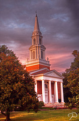 First Baptist Church in Greensboro still regularly holds church homecomings. Image courtesy of Flickr user Jim Dollar. 