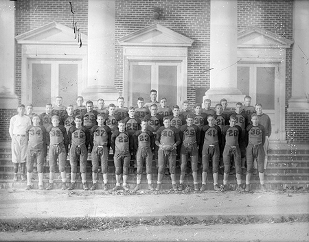 Lewis White Studio. 1930s. "Unidentified football players, Dunn area." North Carolina State Archives. Photograph Collection, Ph.C.121. Online at Flickr.