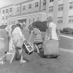 Moving Into the Dorms, 1960s