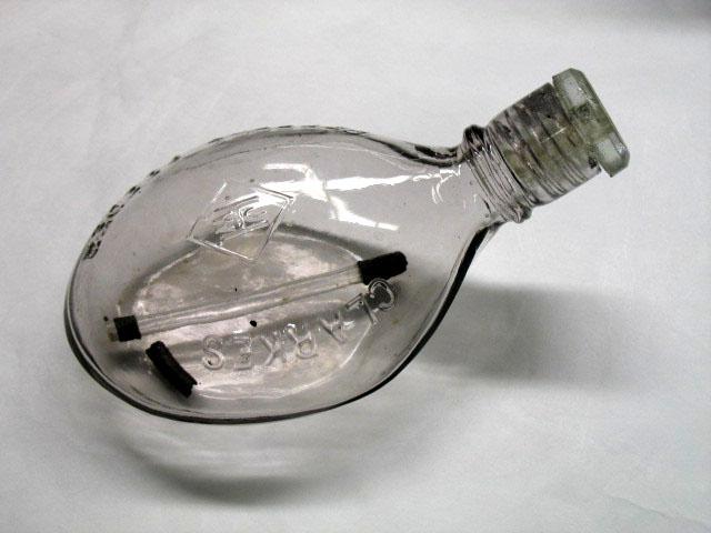 19th-Century glass baby bottle