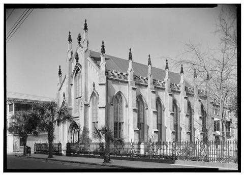 French Protestant Huguenot Church. Image Courtesy of Library of Congress. 