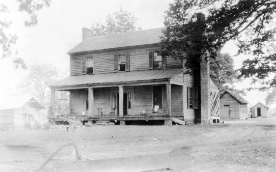 The Osborne Giles Foard Home near Cleveland, N.C. where Peter Stewart Ney lived and died.  Image used courtesy of the North Carolina Museum of History, North Carolina Department of Cultural Resources. 