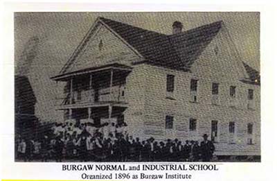Burgaw Normal and Industrial School, ca. 1900s. Image courtesy of Pender County Public Library