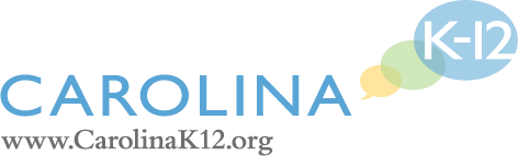 Image of the Carolina K-12 logo, link to a lesson plan for Women's Suffrage
