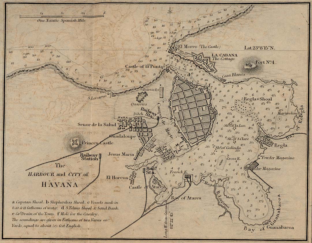 Havana — Harbour and City, 1882