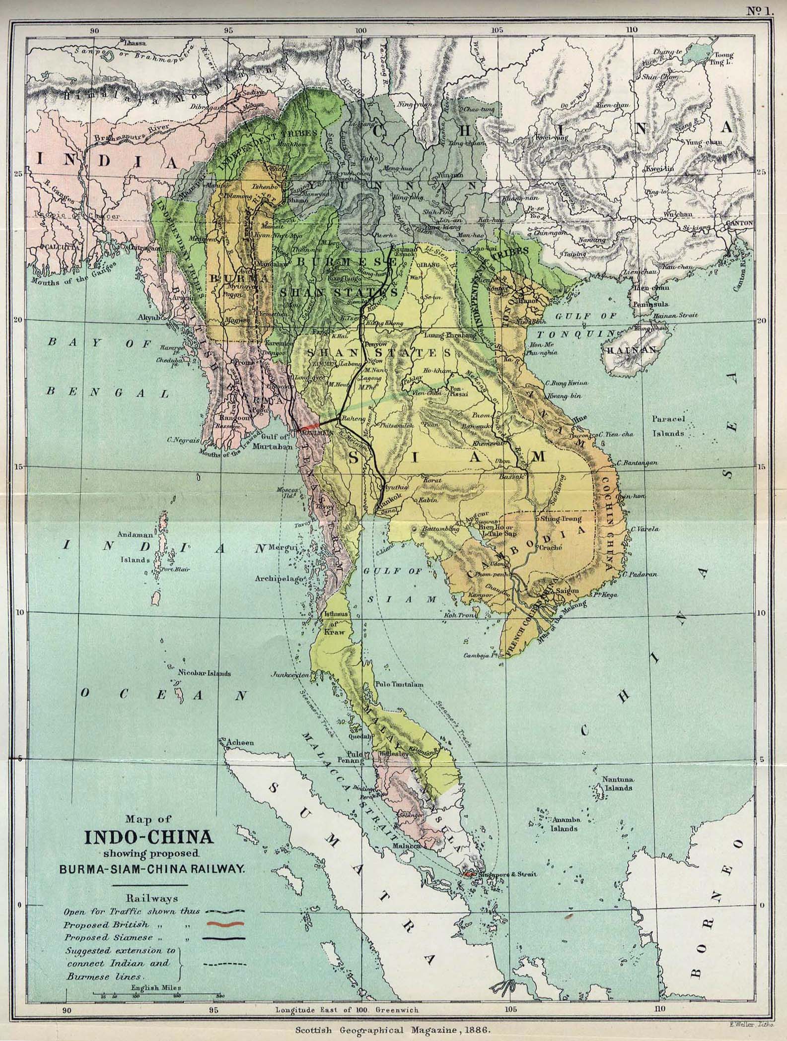 Indo-China, 1886