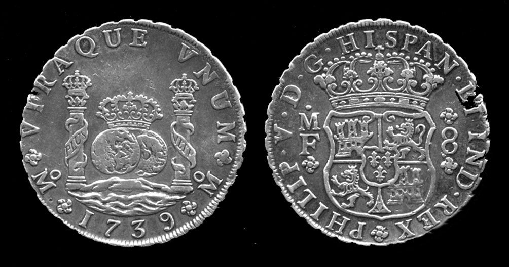 Spanish dollar from the reign of Philip V, 1739