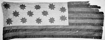 The Guilford Courthouse Flag. Courtesy of North Carolina Office of Archives and History, Raleigh.