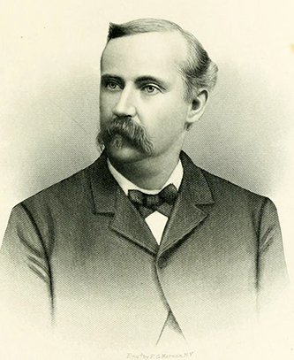 An engraving of Sydenham B. Alexander published in 1892. Image from Archive.org.