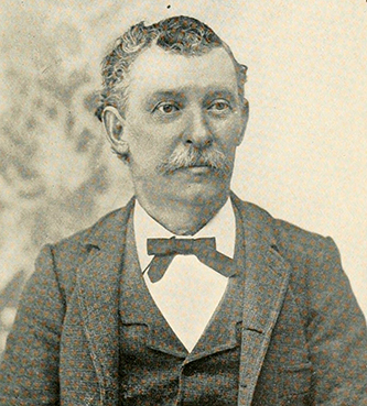 A photograph of Wyatt J. Armfield published in 1902. Image from the Internet Archive.