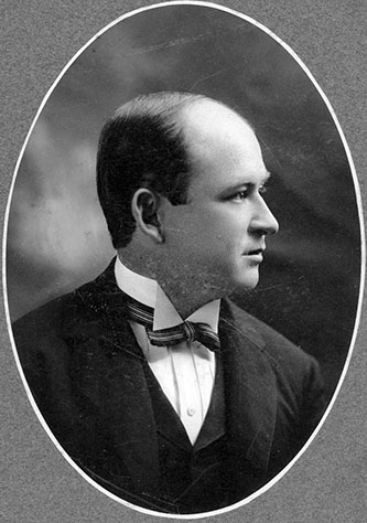 An undated photograph of professor John Bassett Spencer. Image from the Duke University Archives.