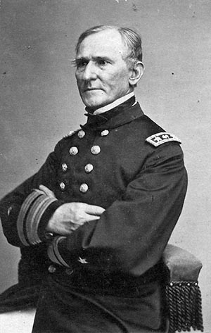 Photograph of Rear Admiral Henry Haywood Bell, circa 1866. Image from the United States Navy.