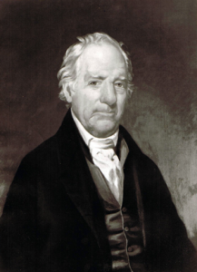 A photograph of a portrait of Richard Bennehan believed to be painted by John J. Jarvis. Image from the North Carolina Historic Sites.