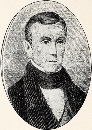 An engraving of Ratliff Boon published in 1909. Image from the Internet Archive.