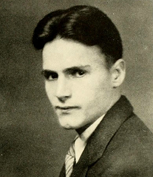 A photograph of Bernard Henry boyd from the 1932 Presbyterian College yearbook. Image from the Internet Archive.